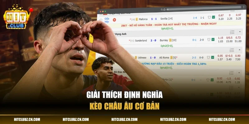 Giải thích định nghĩa kèo châu Âu cơ bản