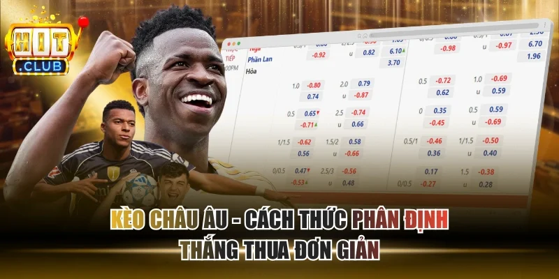 Kèo Châu Âu - Cách Thức Phân Định Thắng Thua Đơn Giản